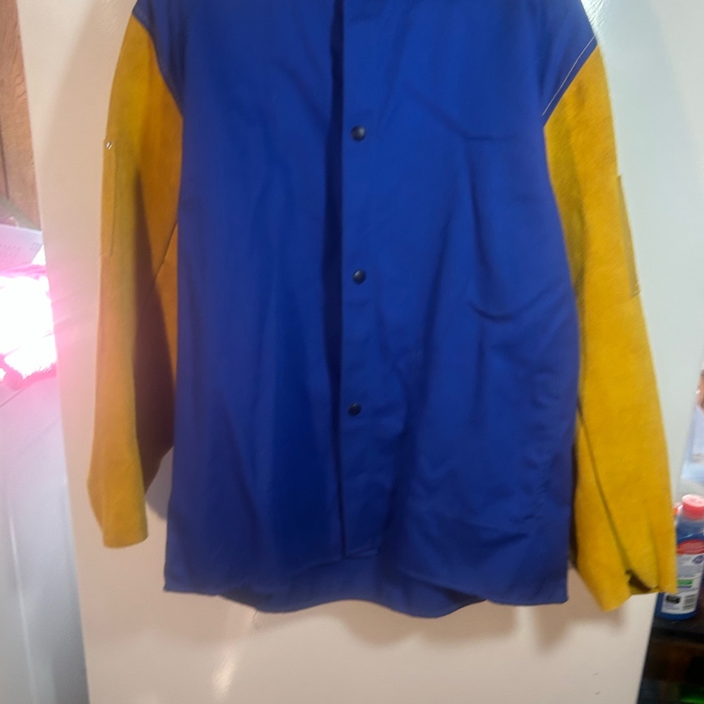 Tillman Blue and Yellow Men's welding Jacket medium